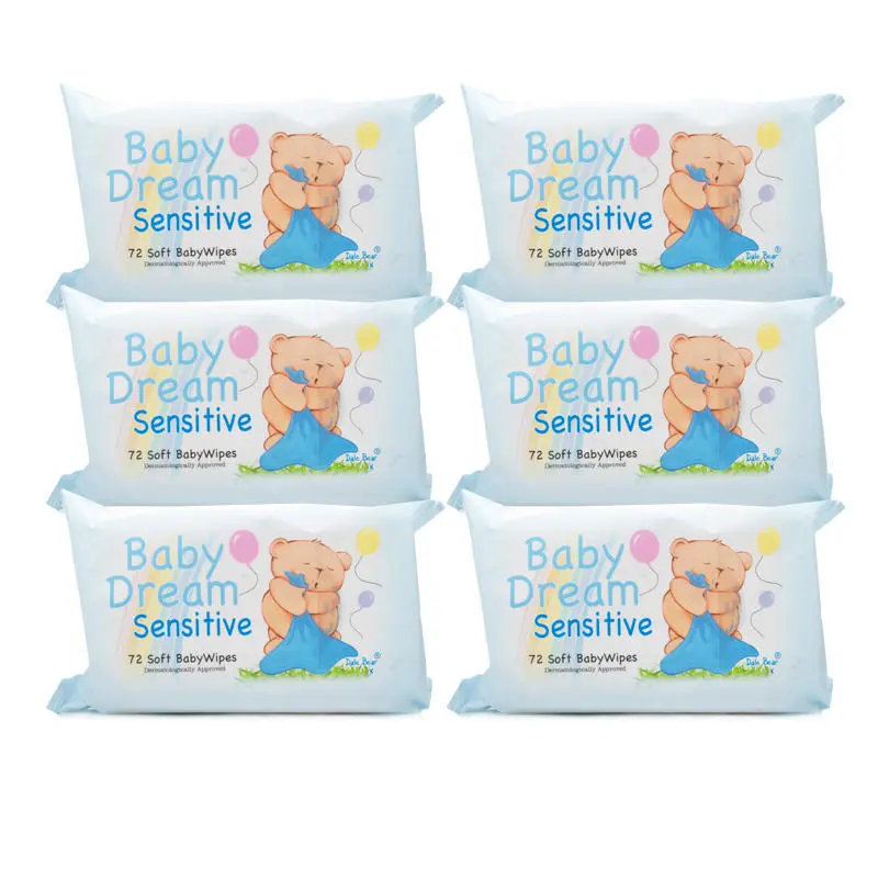 Baby Dream Baby Wipes Sensitive - 6 Pack