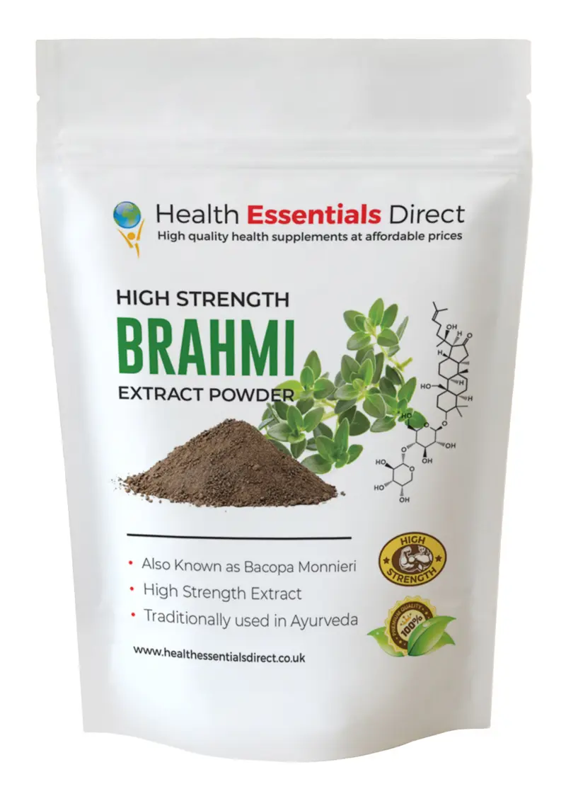 Bacopa Monnieri Extract Powder (Brahmi, High Strength 50% Bacosides)