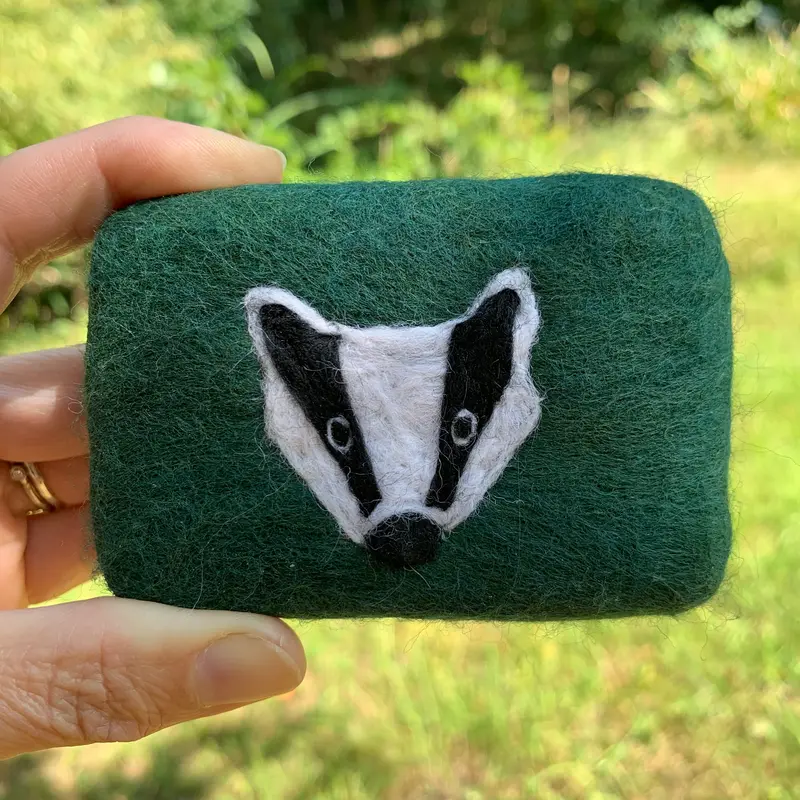 Badger Felted Soap