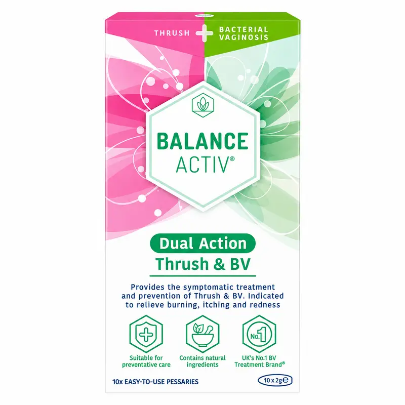 Balance Activ Dual Action Thrush & BV Pessaries (10 Pessaries)