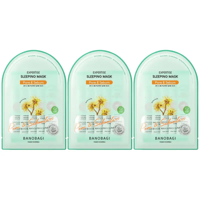 Banobagi - Expertise Sleeping Mask Pore & Sebum 25ml. (Pack of 3)