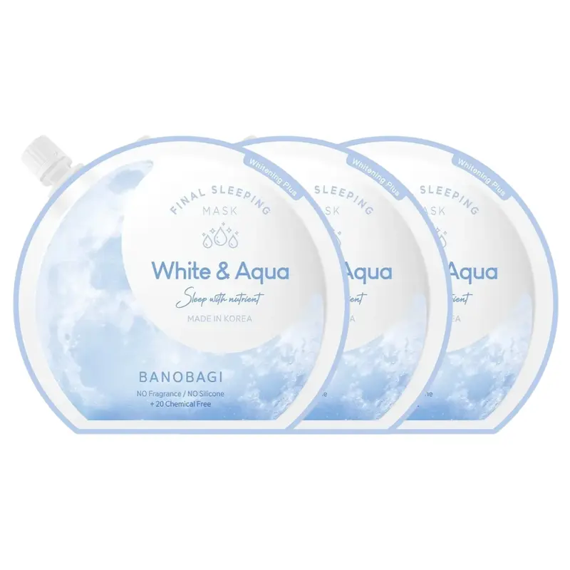 Banobagi - Final Sleeping Mask White & Aqua 23ml. (Pack of 3)