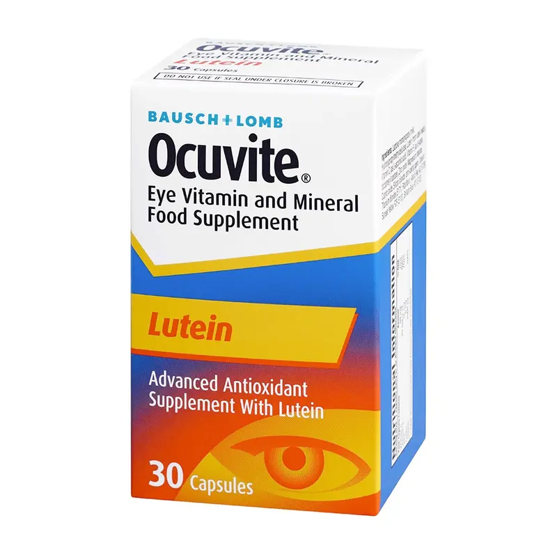 Bausch & Lomb Ocuvite Lutein - 30 Capsules