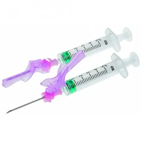 BD Eclipse safety needle with smartslip technology 23G x 1" (0.6mm x 25mm)