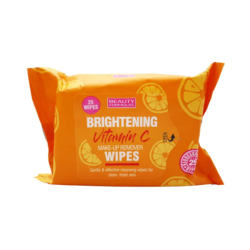 Beauty Formulas VIT C Make Up Remover Wipes 25's x 6