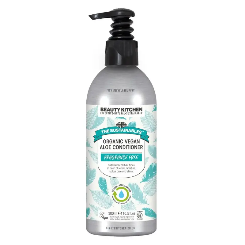 Beauty Kitchen The Sustainables Fragrance Free Organic Vegan Aloe Vera Shampoo