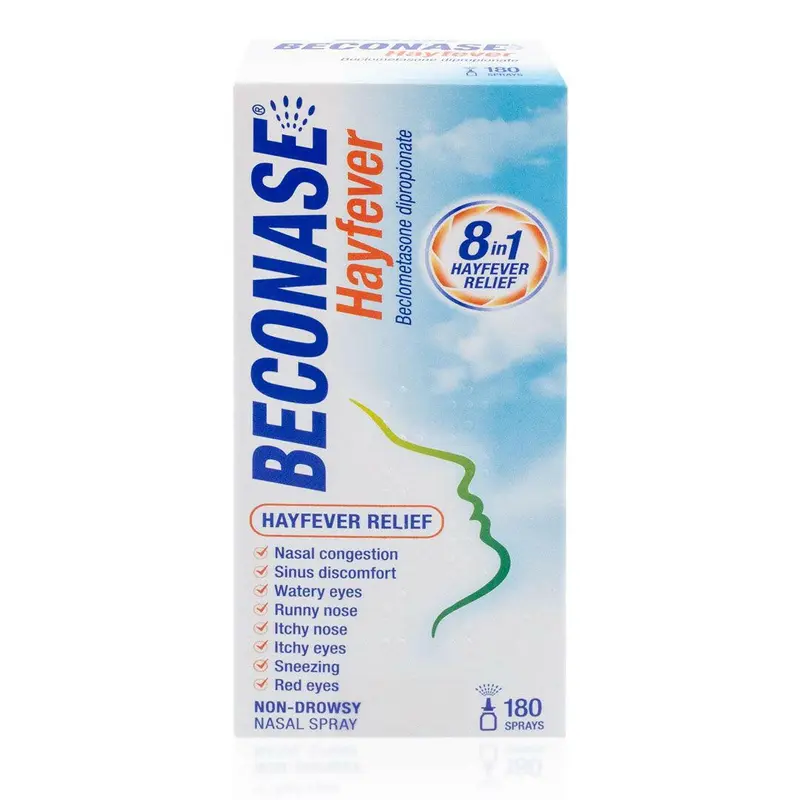 Beconase Beclometasone Dipropionate 50µg Hayfever Nasal Spray - 180 Sprays