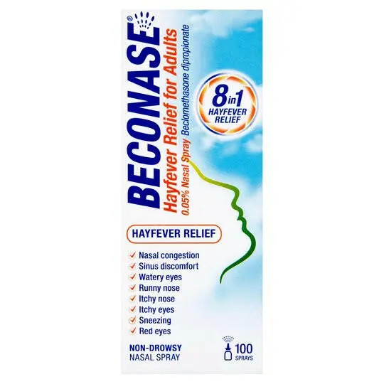Beconase Hayfever RELIEF for Adults Nasal Spray 100 spray