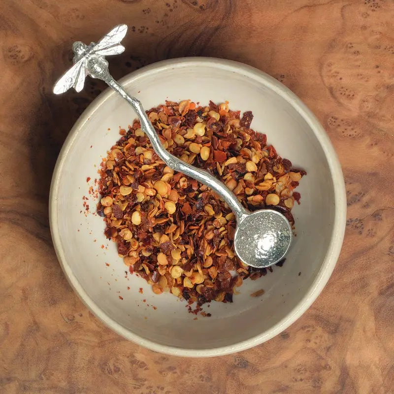 Bee Tiny Spice Or Salt Pewter Spoon
