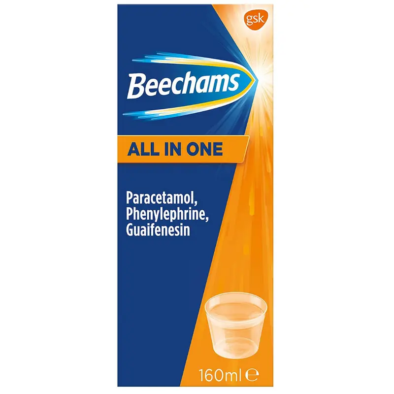 Beechams All in One Liquid 160ml (A)