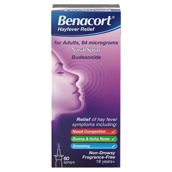 Benacort 64 Micrograms NASAL SPRAY -10ml  60 Spray
