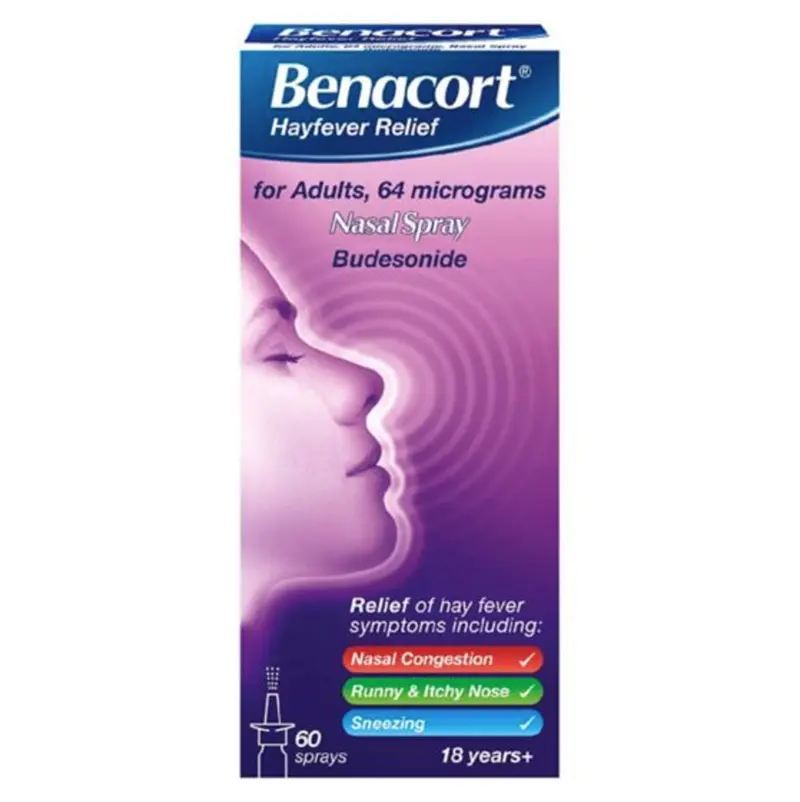 Benacort Hayfever Relief for adults 64 micrograms nasal spray