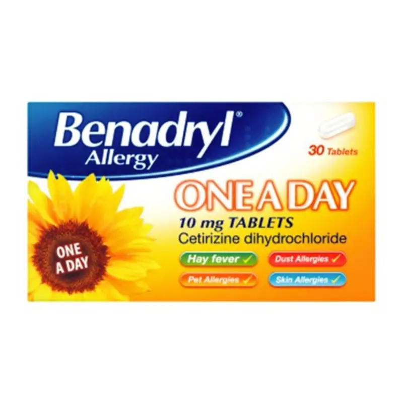 Benadryl Allergy One-a-day 10mg - 30 Tablets