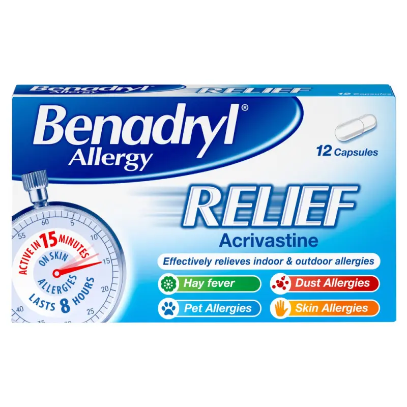 Benadryl Allergy Relief Capsules