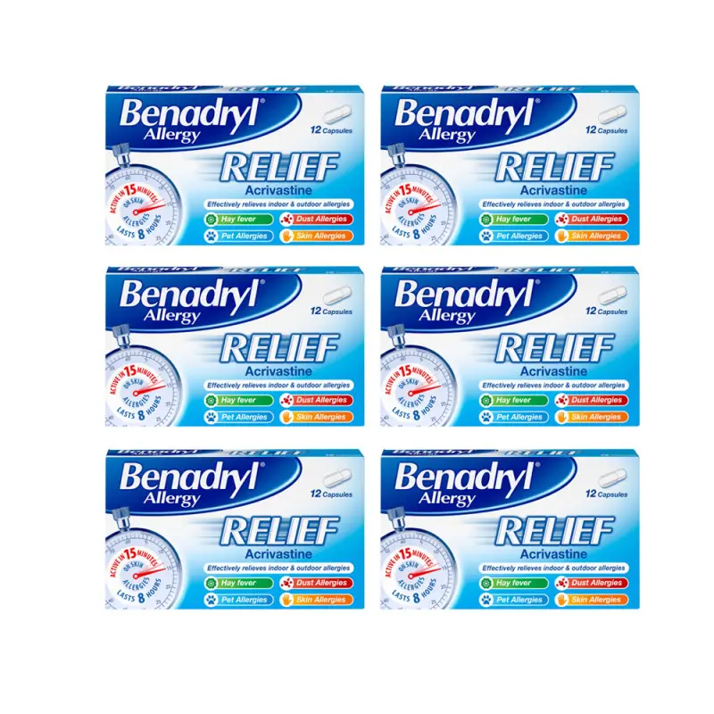 Benadryl Allergy Relief Capsules