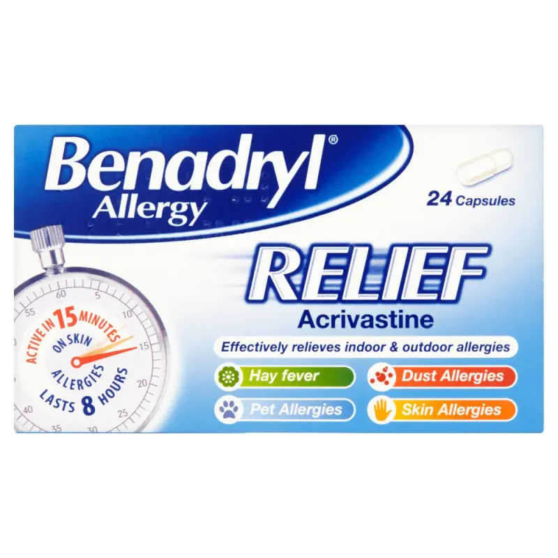 Benadryl Allergy Relief Capsules