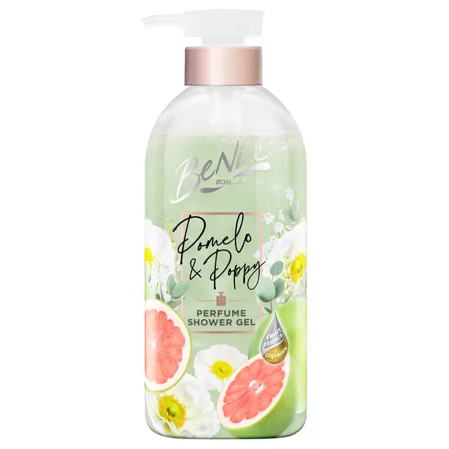 BeNice - Gel Pomelo & Poppy Perfume Shower 450ml.