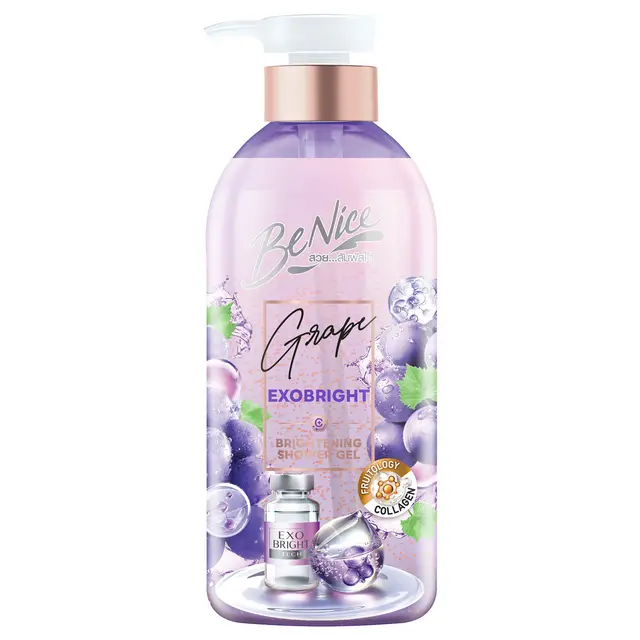 BeNice - Grape Exo Bright Shower Gel 450ml.