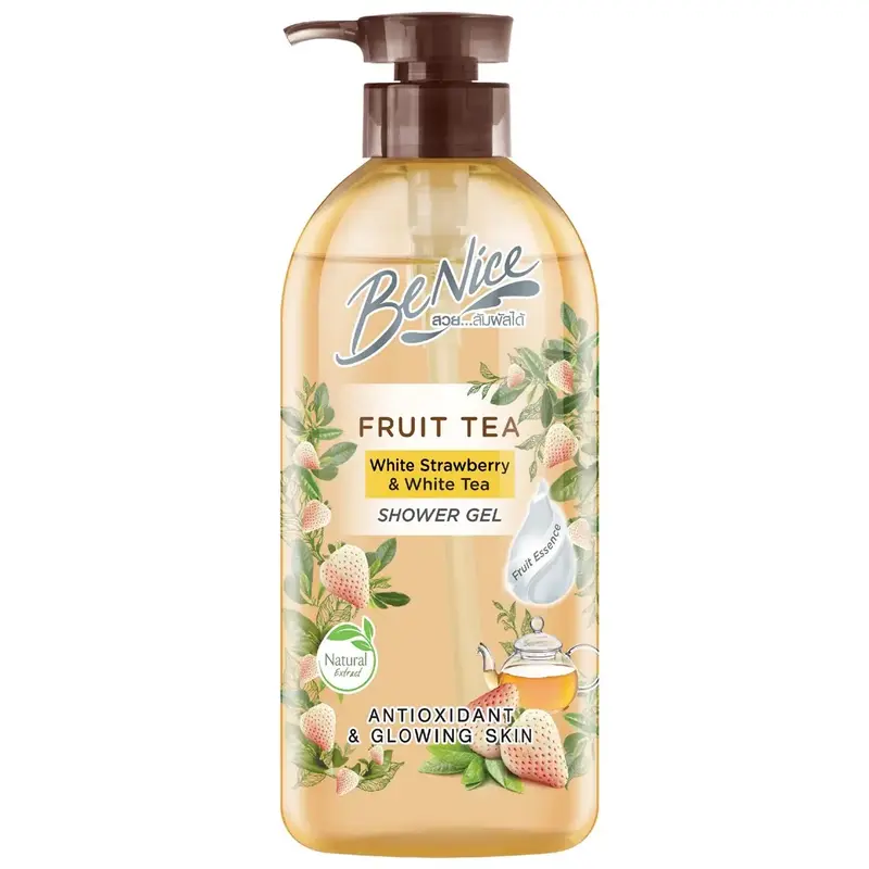 BeNice - White Strawberry and White Tea Shower Gel 450ml.