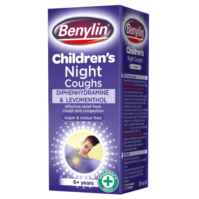 Benylin Children's Night Cough Syrup 6+ Years 125ml