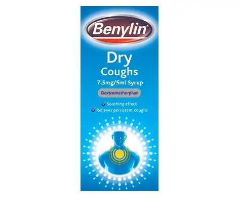 Benylin Dry Coughs 7.5mg/5ml Syrup - 150ml (P)