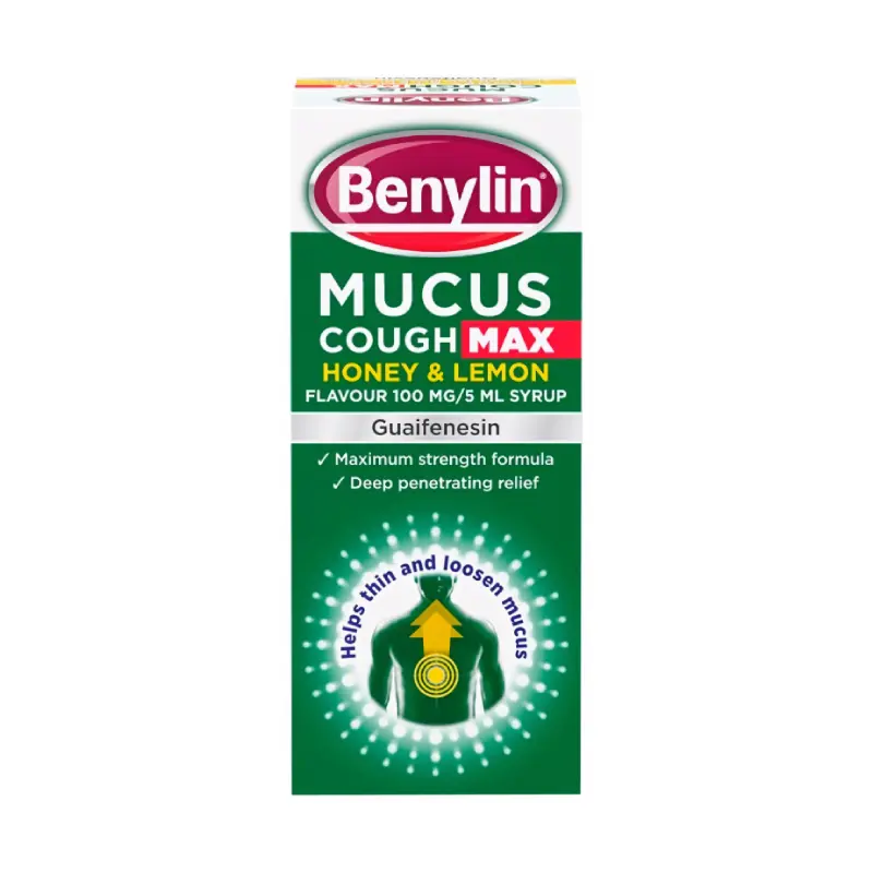 Benylin Mucus Cough Max Honey & Lemon