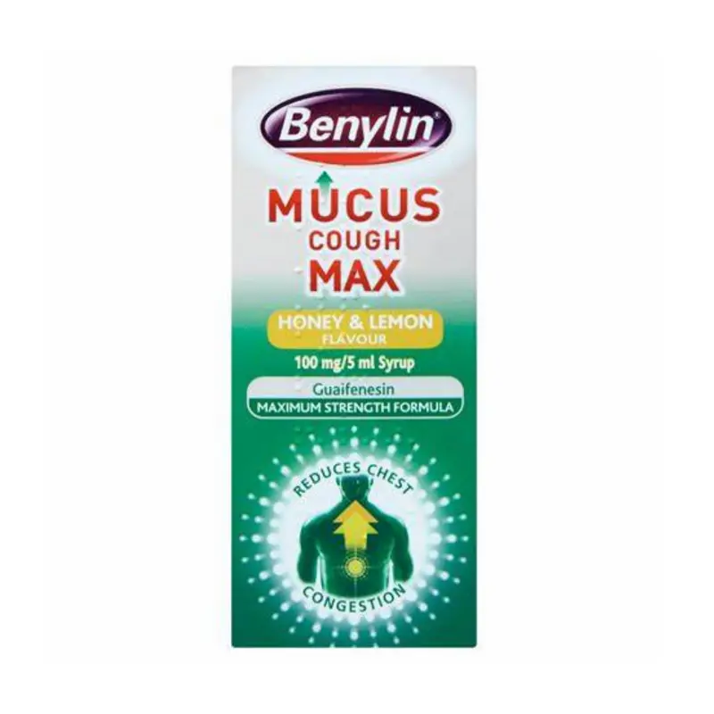 Benylin Mucus Cough Max Syrup - Honey & Lemon 150ml