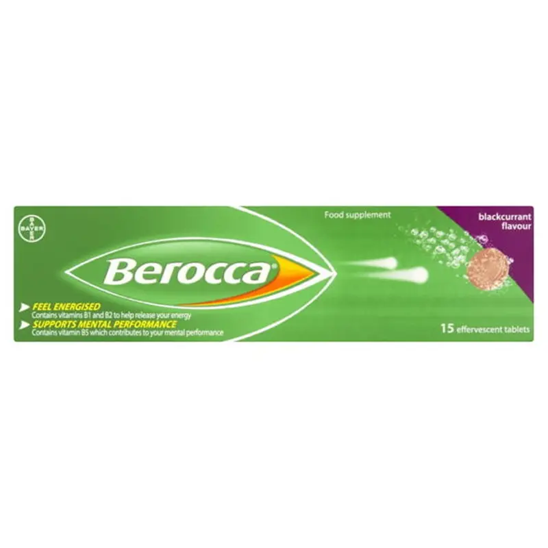 Berocca Blackcurrant Energy Vitamin 15 Tablets