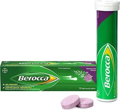 BEROCCA EFF TABS BLACKCURRANT 15