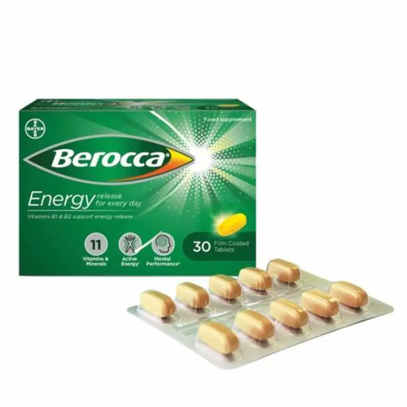 Berocca Energy Vitamin Film Coated Tablets 30s