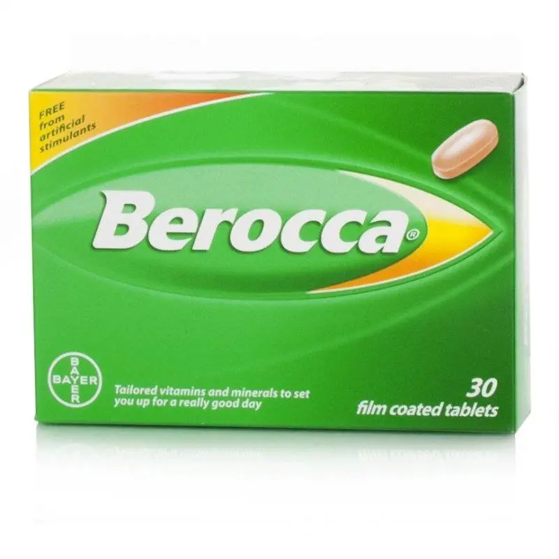 Berocca Film Coated Tablets (30 Tablets)