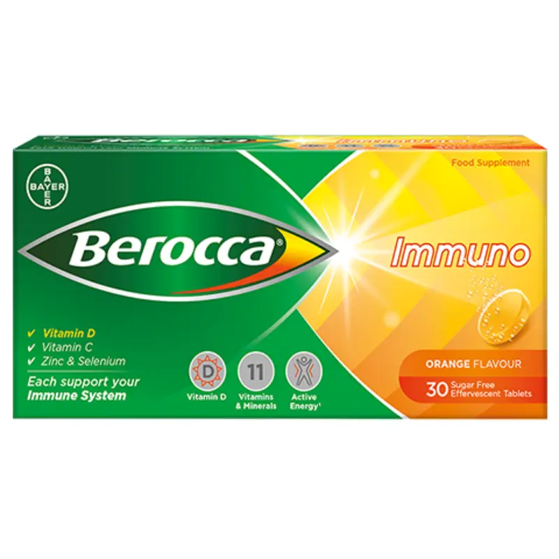 Berocca Immuno Effervescent 30 Tablets