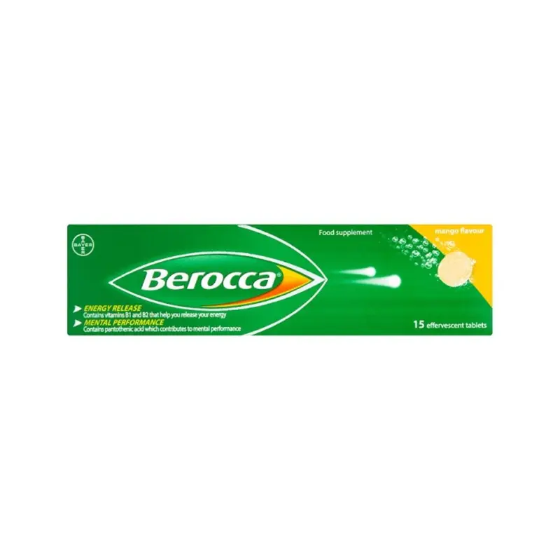 Berocca Mango 15 Effervescent Tablets