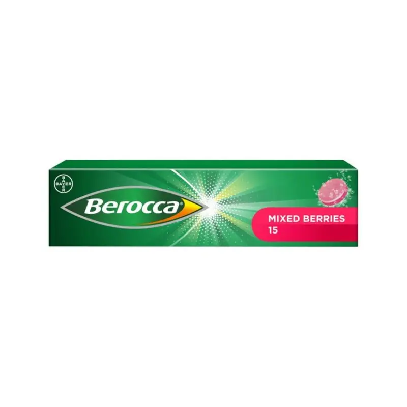 Berocca Mixed Berries 15 Effervescent Tablets