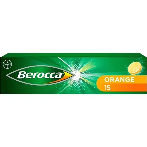 Berocca Orange Effervescent 15 Tablets