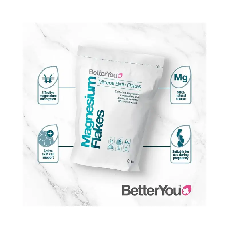 BetterYou Magnesium Flakes 1kg