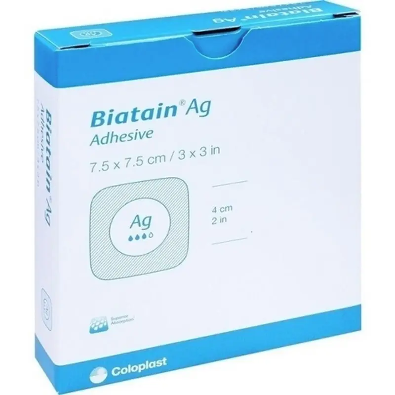Biatain Ag Adhesive Antimicrobial Foam Dressings