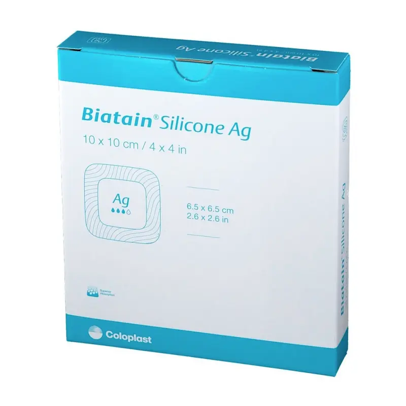 Biatain Silicone Ag Antimicrobial Silicone Foam Dressing