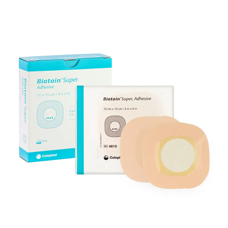Biatain Super Adhesive Dressing - Polyurethane Foam Film Dressing (Multiple Sizes) (x1 or 10)
