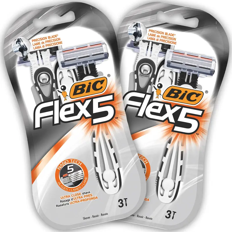BIC Flex 5 Disposable Men's 5 Blade Razors
