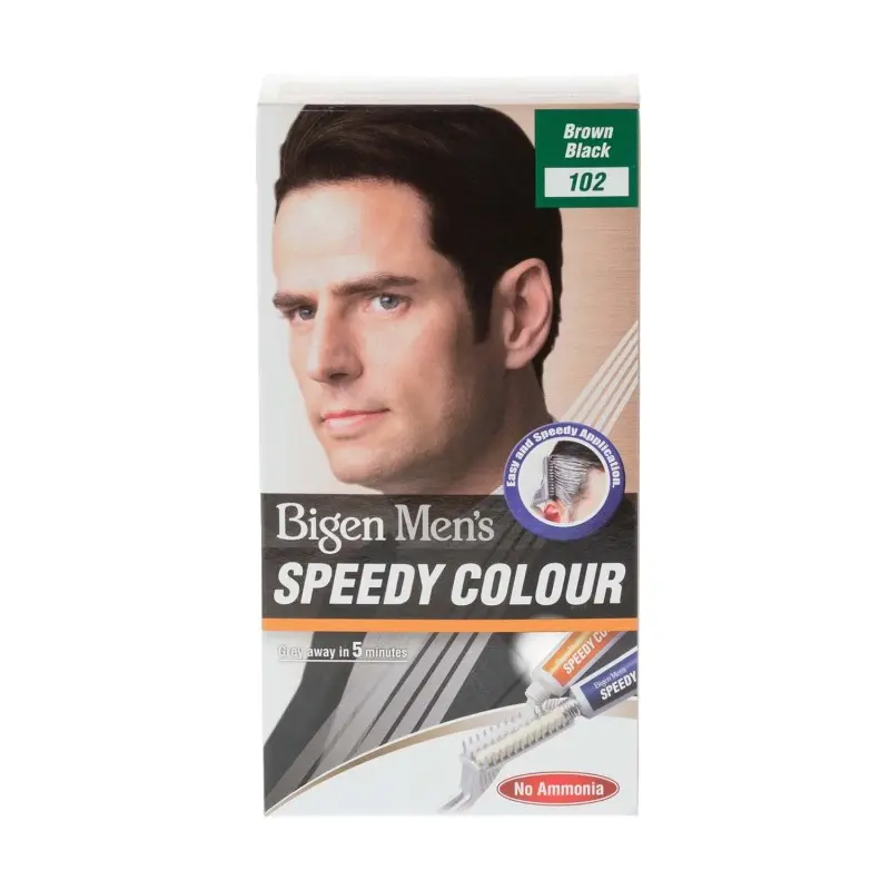 Bigen Men's Speedy Colour Brown Black 102
