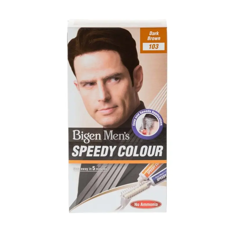 Bigen Men's Speedy Colour Dark Brown 103