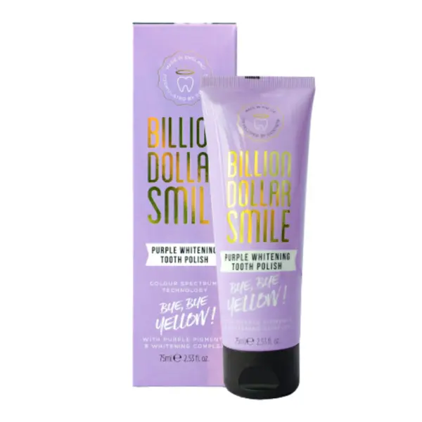 Billion Dollar Smile Purple Whitening Tooth Polish 75ml