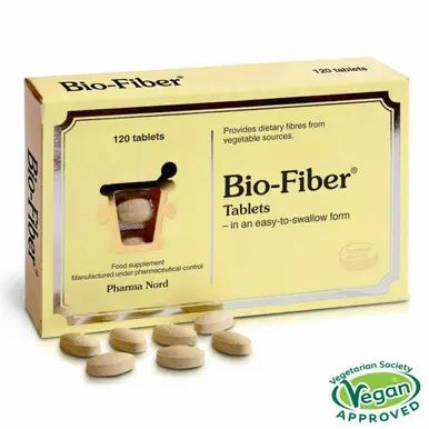 Bio fiber supplement contains all main fibre types 120 tablets Pharma Nord