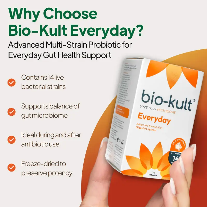 Bio-Kult Everyday Multi-Strain Live Bacteria – 120 Capsules