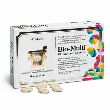 Bio-Multi Vitamin and Mineral contains 18 different vitamins, minerals and micronutrients