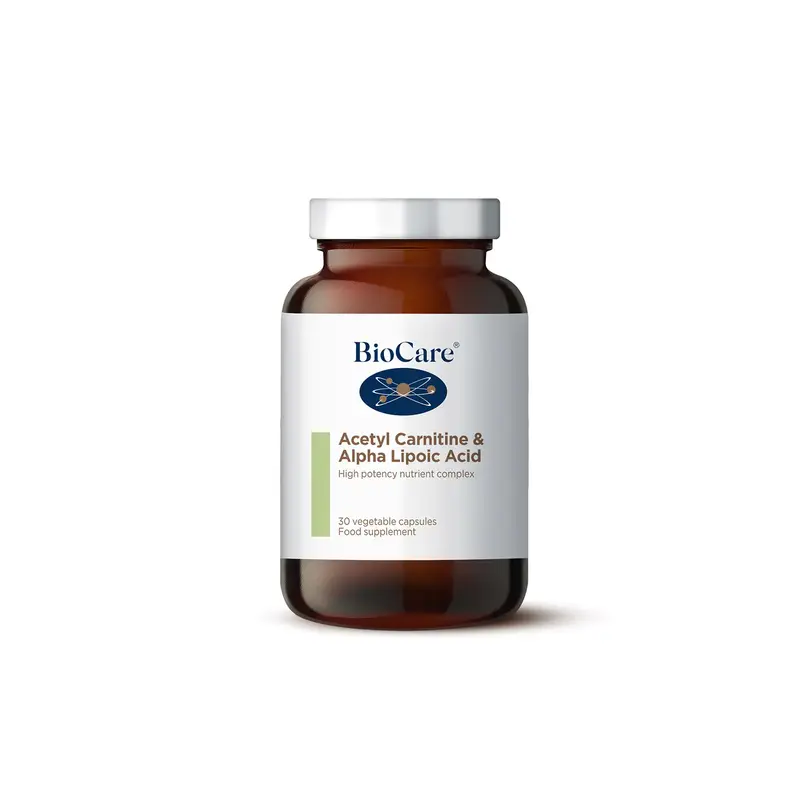 BioCare Acetyl Carnitine & Alpha Lipoic Acid 30 Capsules