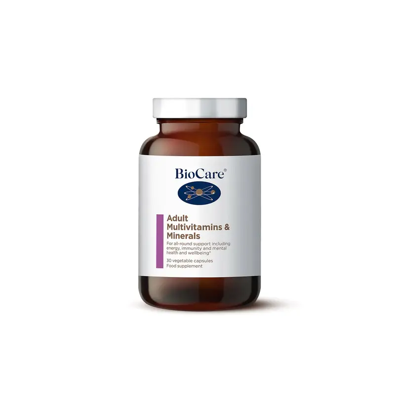 BioCare Adult Multivitamins & Minerals 30 Capsules