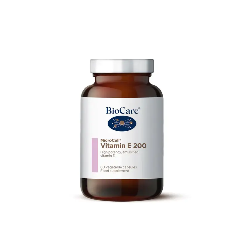 BioCare MicroCell Vitamin E 200iu 60 Capsules