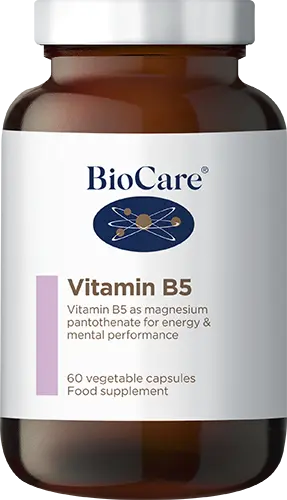 BioCare Vitamin B5 Pantothenate 60 veg capsules